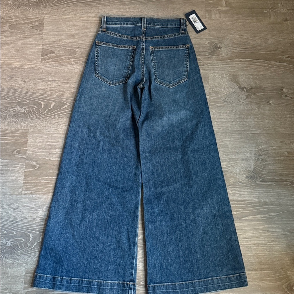 NEW Ramy Brook Tyra Cropped Denim 24 - Picture 3 of 12